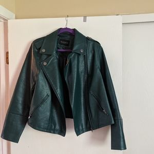 Eloquii Faux leather Moto jacket